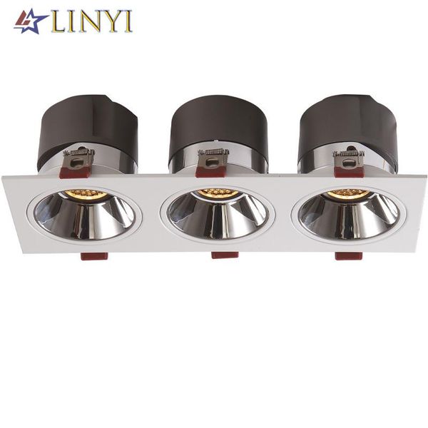 downlights cri92 cree cob led downlight 3 heads anti-glare spotlight 21w 36w dimmable 110v 220v ceiling lamp for shopping mall lighting
downlights cri92 cree cob led downlight 3 heads anti-glare spotlight 21w 36w dimmable 110v 220v ceiling lamp for shopping mall lighting