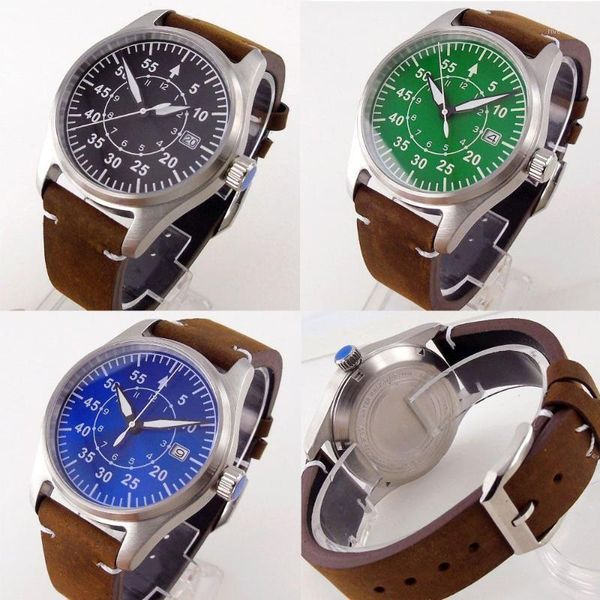 arrival luminous dial brushed case 200m waterproof nh35a mechancial men watch screwdown crown sapphire glass wristwatches, Slivery;brown
arrival luminous dial brushed case 200m waterproof nh35a mechancial men watch screwdown crown sapphire glass wristwatches, Slivery;brown