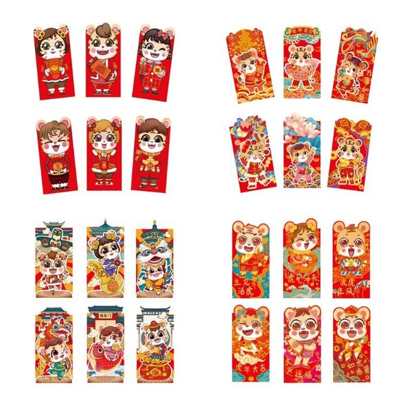 greeting cards 6pcs 2022 chinese zodiac year red envelopes cute cartoon tiger lucky money pockets hongbao spring festival party supplies
greeting cards 6pcs 2022 chinese zodiac year red envelopes cute cartoon tiger lucky money pockets hongbao spring festival party supplies
