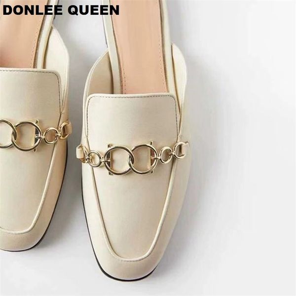 women flat slippers fashion close toe mule shoes slip on casual loafers brand slide summer flip flops zapatos de mujer 210619, Black
women flat slippers fashion close toe mule shoes slip on casual loafers brand slide summer flip flops zapatos de mujer 210619, Black