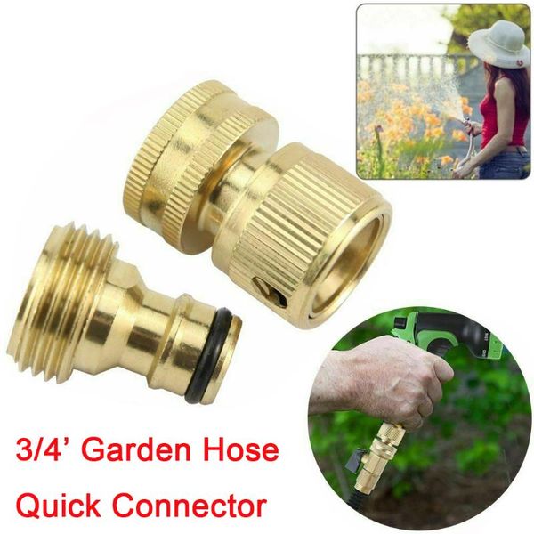 watering equipments practical 3/4' hose quick connect solid brass water pipe fitting adapter female male thread connector set for car w
watering equipments practical 3/4' hose quick connect solid brass water pipe fitting adapter female male thread connector set for car w