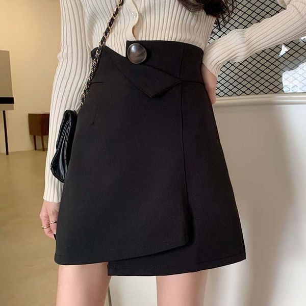skirts 2021 women autumn winter irregular skirt female sweet solid high waist a-line mini lady button casual soft slim c26, Black
skirts 2021 women autumn winter irregular skirt female sweet solid high waist a-line mini lady button casual soft slim c26, Black