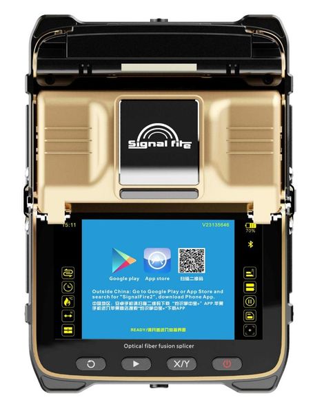 fiber optic equipment signal fire ai-8c automatic optical fusion splicer intelligent ftth welding splicing machine low price
fiber optic equipment signal fire ai-8c automatic optical fusion splicer intelligent ftth welding splicing machine low price