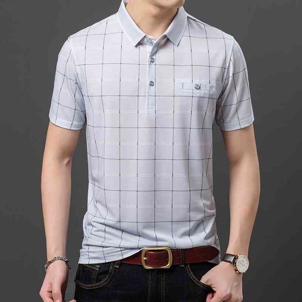 ymwmhu plaid polo shirt men short sleeve white thin summer polo shirt for men striped clothes streetwear male shirt plus size 210401, White;black
ymwmhu plaid polo shirt men short sleeve white thin summer polo shirt for men striped clothes streetwear male shirt plus size 210401, White;black