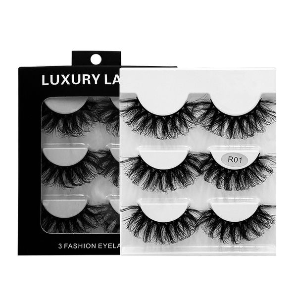6d fluffy false eyelashes 3 pairs multi-layered thick dramatic curly synthetic fiber mink eyelash
6d fluffy false eyelashes 3 pairs multi-layered thick dramatic curly synthetic fiber mink eyelash