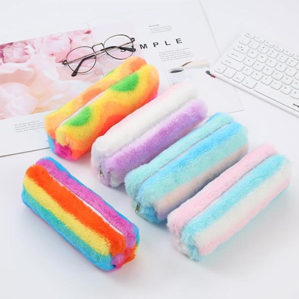 pencil bags 1pc kawaii case plush cute solid color for girls bag stationery pencilcase lovely school supplies
pencil bags 1pc kawaii case plush cute solid color for girls bag stationery pencilcase lovely school supplies