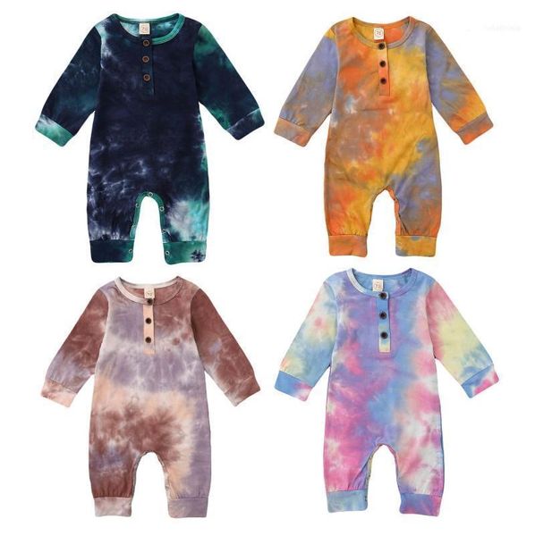 jumpsuits citgeeautumn infant baby boys girls tie dye print long sleeve button decorate romper one piece fall warm spring clothes1, Blue
jumpsuits citgeeautumn infant baby boys girls tie dye print long sleeve button decorate romper one piece fall warm spring clothes1, Blue