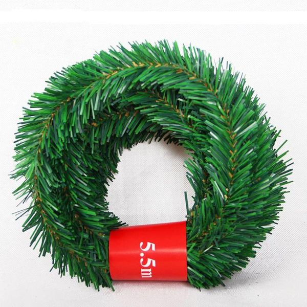 5.5m pine christmas garland decorative green artificial xmas tree rattan banner decoration flowers & wreaths
5.5m pine christmas garland decorative green artificial xmas tree rattan banner decoration flowers & wreaths