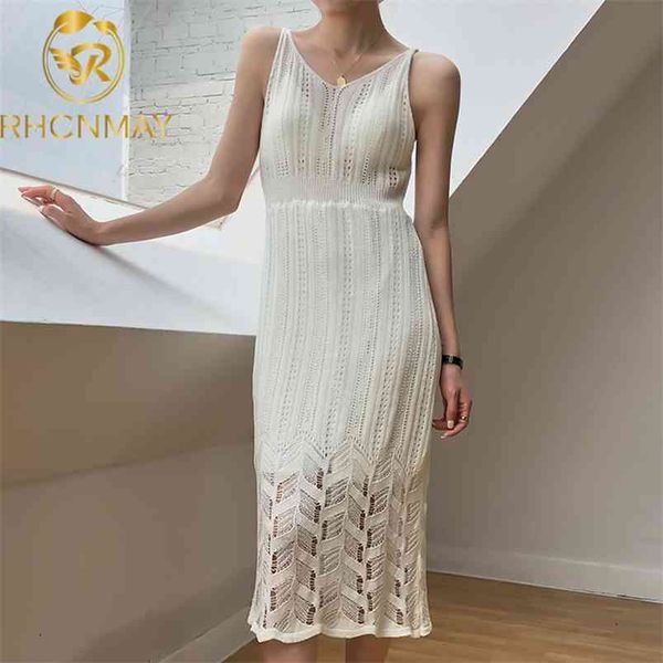 fashion summer style sleeveless knitted dress women korean girl's sweet elegant plain mid-calf bodycon long 210506, Black;gray
fashion summer style sleeveless knitted dress women korean girl's sweet elegant plain mid-calf bodycon long 210506, Black;gray