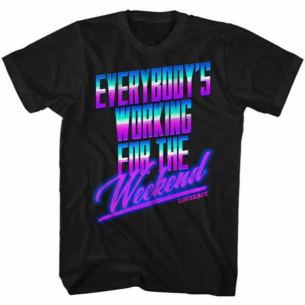 loverboy everybodys working for the weekend t shirt mens licensed band tee black, White;black
loverboy everybodys working for the weekend t shirt mens licensed band tee black, White;black