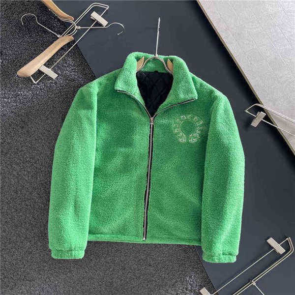 ins chao brand autumn and winter 2021 ch cro lamb wool jacquard large letter fluffy zipper cardigan coat male, Black;brown
ins chao brand autumn and winter 2021 ch cro lamb wool jacquard large letter fluffy zipper cardigan coat male, Black;brown