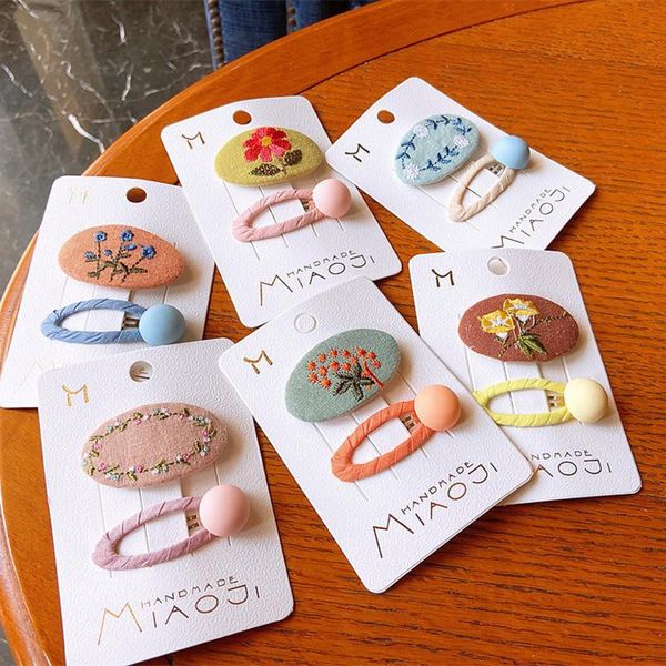 pcs korean children hairpins simple fashion colorful embroidery flower bb clip for sweet girl princess hair accessories, Slivery;white
pcs korean children hairpins simple fashion colorful embroidery flower bb clip for sweet girl princess hair accessories, Slivery;white