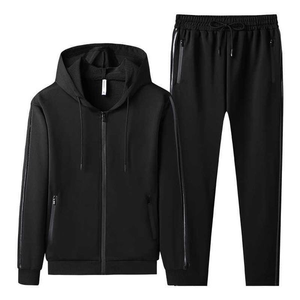 spring men tracksuit streetwear casual men's set hoodies sportswear mens two pieces set zipper jacket+pants sports suit 210714, Gray
spring men tracksuit streetwear casual men's set hoodies sportswear mens two pieces set zipper jacket+pants sports suit 210714, Gray