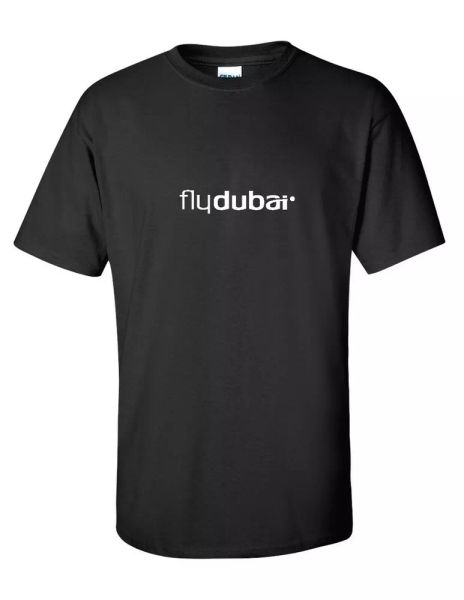 fly dubai white flydubai logo united arab emirates airline black cotton t-shirt, White;black
fly dubai white flydubai logo united arab emirates airline black cotton t-shirt, White;black