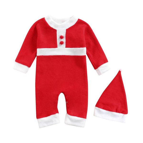 clothing sets lioraitiin 0-24m born infant baby boy girl christmas jumpsuit + hat warm coral fleece color block autumn, White
clothing sets lioraitiin 0-24m born infant baby boy girl christmas jumpsuit + hat warm coral fleece color block autumn, White