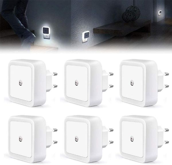 night lights 6pcs led light sensor daylight white lamp guiding for bedroom bathroom toilet stairs kitchen hallway kids
night lights 6pcs led light sensor daylight white lamp guiding for bedroom bathroom toilet stairs kitchen hallway kids