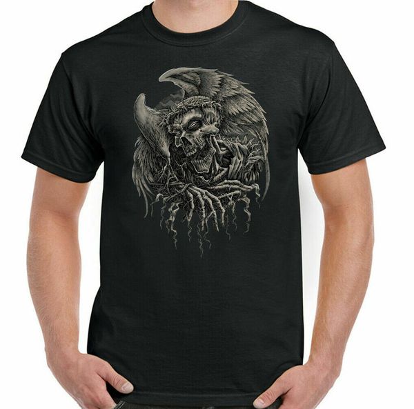 skull t-shirt mens grim reaper tattoo biker motorcycle gothic heavy metal, White;black
skull t-shirt mens grim reaper tattoo biker motorcycle gothic heavy metal, White;black