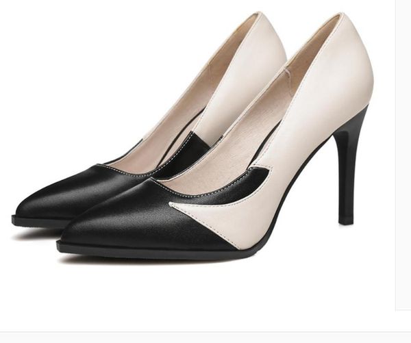 dress shoes 2021 spring and autumn style fashion high heel fine pointed end women's big size 34---41, Black
dress shoes 2021 spring and autumn style fashion high heel fine pointed end women's big size 34---41, Black