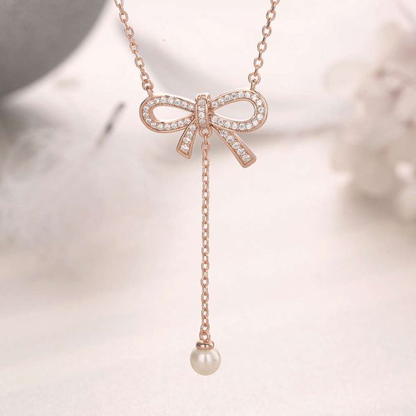 silver elegant pure bow necklace women's s925 silver tassel chain with pearl clavicle niche design
silver elegant pure bow necklace women's s925 silver tassel chain with pearl clavicle niche design