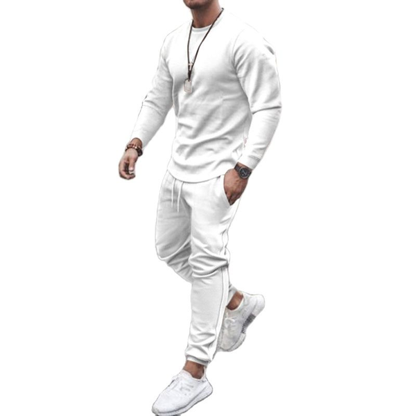men's tracksuits cotton long-sleeved trouser suit 2021 fashion sports fabric casual loose 2-piece set for me, Gray
men's tracksuits cotton long-sleeved trouser suit 2021 fashion sports fabric casual loose 2-piece set for me, Gray