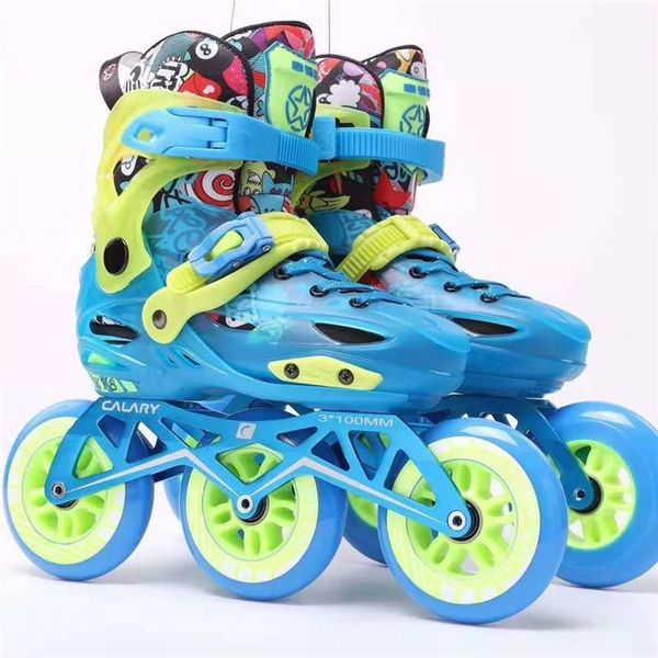 kids 3x100mm inline skates sneaker 3 big wheels for skillful children skating player roller shoes street fast speed size-adjust &
kids 3x100mm inline skates sneaker 3 big wheels for skillful children skating player roller shoes street fast speed size-adjust &