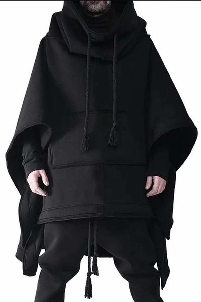 men's jackets 2021 fashion long hooded jacket coat personalized shawl fall winter, Black;brown
men's jackets 2021 fashion long hooded jacket coat personalized shawl fall winter, Black;brown