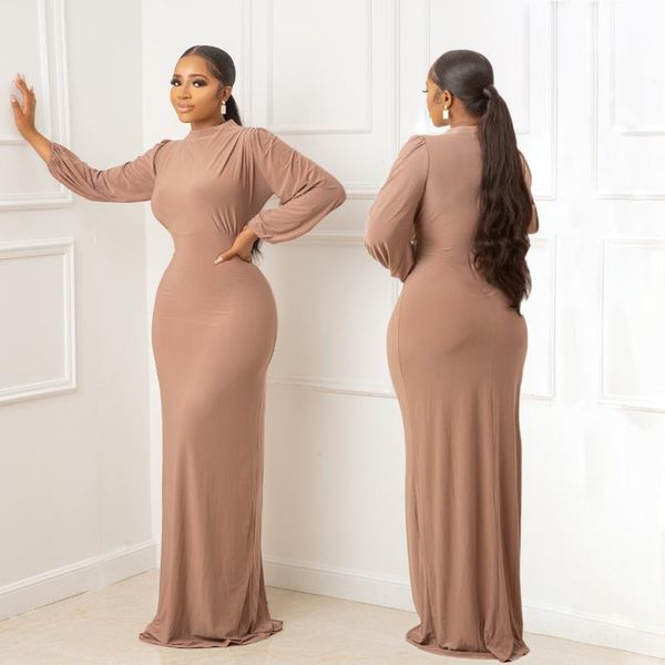 casual dresses women long dress solid full sleeve o-neck strechy a-line maxi office lady vintage vestidos outfits summer, Black;gray
casual dresses women long dress solid full sleeve o-neck strechy a-line maxi office lady vintage vestidos outfits summer, Black;gray