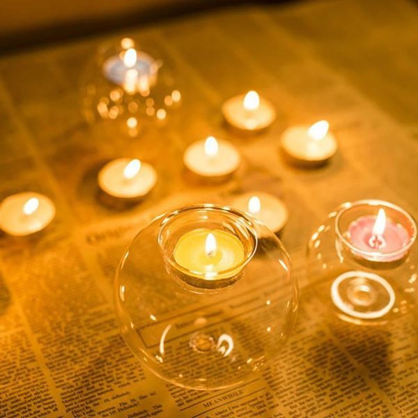 candle with holder round globe clear glass tea light random color lights for wedding home party decorations candles
candle with holder round globe clear glass tea light random color lights for wedding home party decorations candles