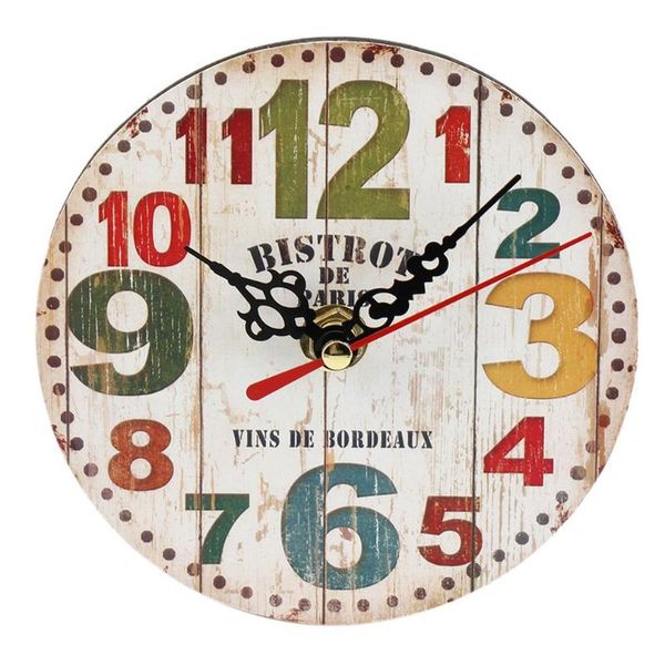 wall clocks practical artistic creative european style round colorful rustic decorative antique wooden home clock
wall clocks practical artistic creative european style round colorful rustic decorative antique wooden home clock