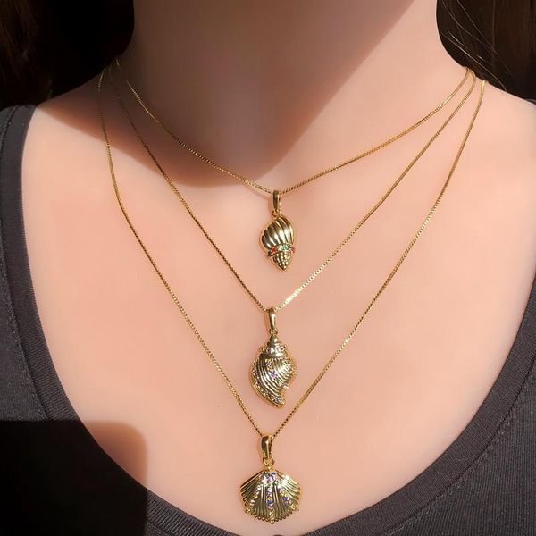 pendant necklaces gold color shell shape for women pave colorful cubic zirconia bohemian chokers cz statement jewelry, Silver
pendant necklaces gold color shell shape for women pave colorful cubic zirconia bohemian chokers cz statement jewelry, Silver