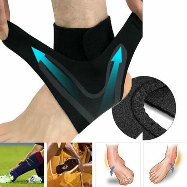 black adjustable ankle foot support elastic brace guard football basketball, Blue;black
black adjustable ankle foot support elastic brace guard football basketball, Blue;black