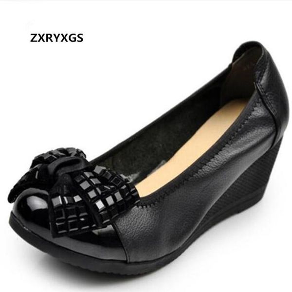 dress shoes soft and comfortable wedges bow genuine leather woman fashion casual 2021 spring autumn women high heels, Black
dress shoes soft and comfortable wedges bow genuine leather woman fashion casual 2021 spring autumn women high heels, Black