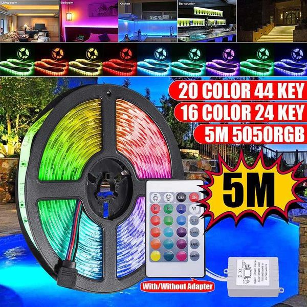 strips 5m led strip light rgb smd 2835 flexible ribbon tape diode dc 12v with 24/44 keys remote controller
strips 5m led strip light rgb smd 2835 flexible ribbon tape diode dc 12v with 24/44 keys remote controller