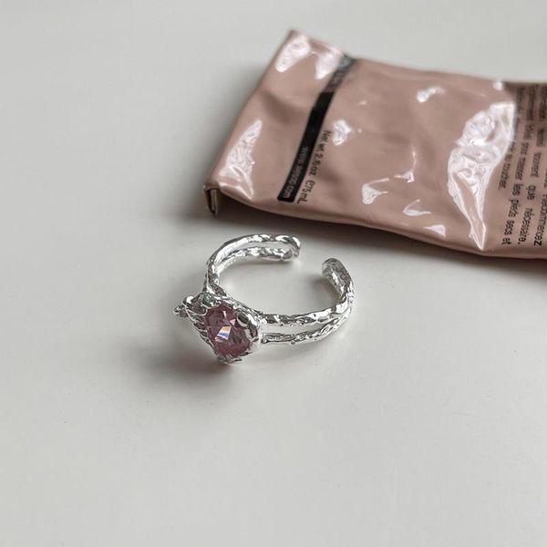 cluster rings design 925 sterling silver ring irregular pink zircon for women 2021trend jewelry fashion opened, Golden;silver
cluster rings design 925 sterling silver ring irregular pink zircon for women 2021trend jewelry fashion opened, Golden;silver