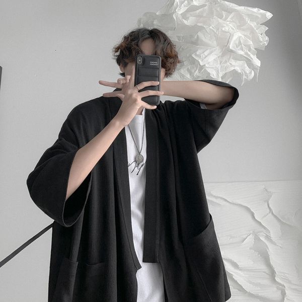 jackets cotton and men's hemp daopao coat kuansongshan benfeng seven cardigan summer lazy style short sve shirt, Black;brown
jackets cotton and men's hemp daopao coat kuansongshan benfeng seven cardigan summer lazy style short sve shirt, Black;brown