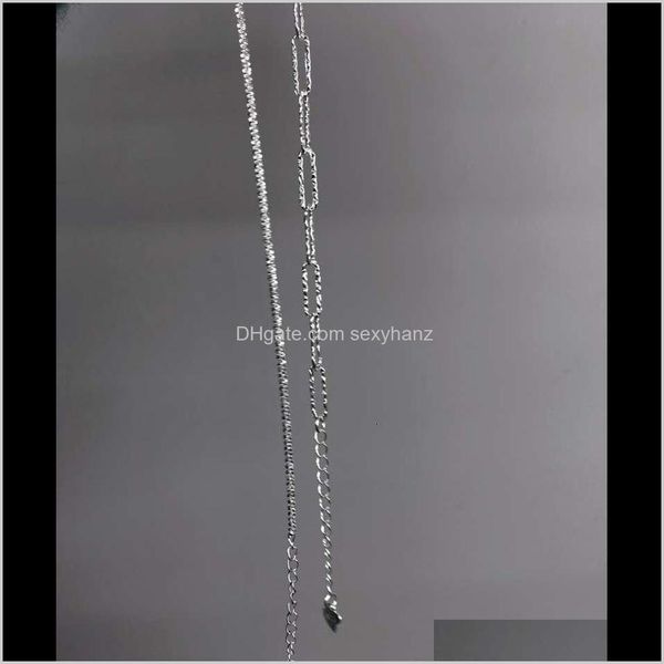 link, chain bracelets jewelry drop delivery 2021 s925 sier wave sparkling womens star all over the sky plain ring design calendered cross re, Black
link, chain bracelets jewelry drop delivery 2021 s925 sier wave sparkling womens star all over the sky plain ring design calendered cross re, Black