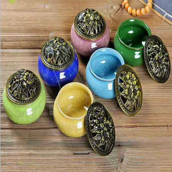fragrance lamps ceramic incense burners different colour choice portable porcelain censer buddhism holder home tea house yoga studio
fragrance lamps ceramic incense burners different colour choice portable porcelain censer buddhism holder home tea house yoga studio