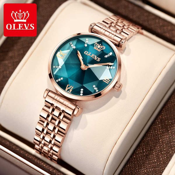 olevs women luxury jewel quartz watch waterproof stainless steel strap for fashion date clock 210616, Slivery;brown
olevs women luxury jewel quartz watch waterproof stainless steel strap for fashion date clock 210616, Slivery;brown