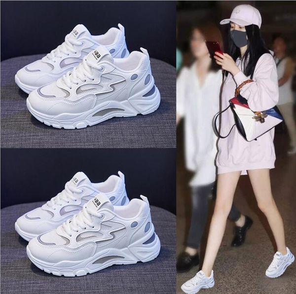 dress shoes casual sports shoes for women, white of breathable fabric summer and autumn bdqz, Black