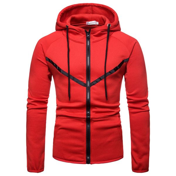 Fashion Fleece 2021 Spring European Hoodies Men's Hooded Thickened Sweater Top Coat, Red
Fashion Fleece 2021 Spring European Hoodies Men's Hooded Thickened Sweater Top Coat, Red
