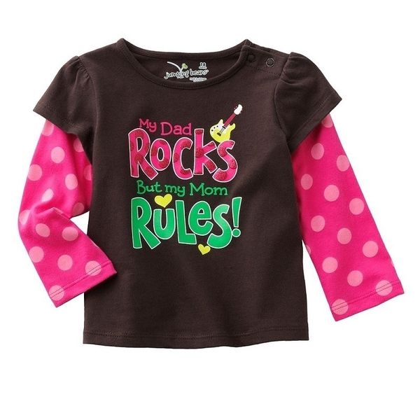 girls t-shirt kids tees shirts long sleeve blouses fashion children clothes 100% cotton jersey rocks rules 210413, White;black
girls t-shirt kids tees shirts long sleeve blouses fashion children clothes 100% cotton jersey rocks rules 210413, White;black