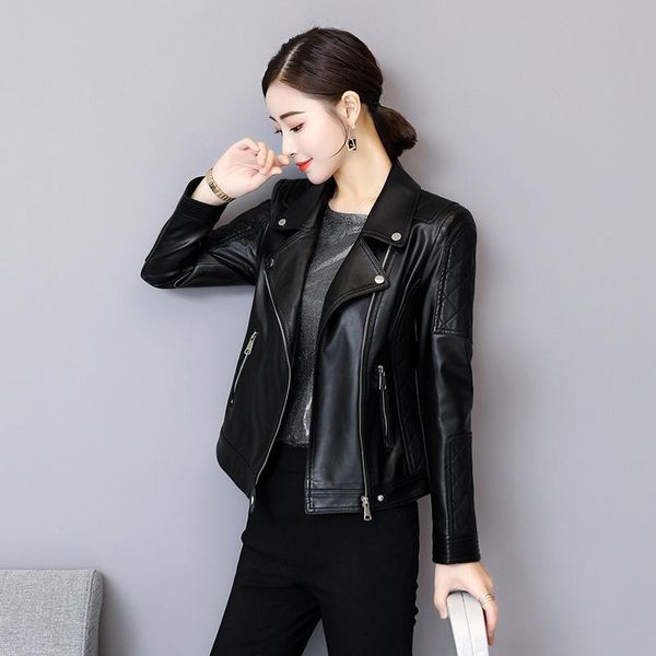 women's leather & faux kmetram women's jacket autumn winter women clothes 2021 korean fake coats and plus size 5xl my3214, Black
women's leather & faux kmetram women's jacket autumn winter women clothes 2021 korean fake coats and plus size 5xl my3214, Black