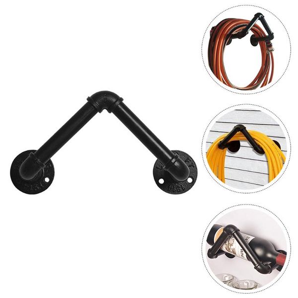 hooks & rails 1pc american personality creative industrial style iron craft rack (black)
hooks & rails 1pc american personality creative industrial style iron craft rack (black)