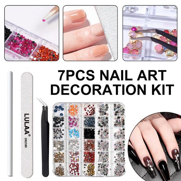 nail art kits 7pcs decoration kit rhinestones dotting pen design diy manicure tool for fingernails eyeglasses home
nail art kits 7pcs decoration kit rhinestones dotting pen design diy manicure tool for fingernails eyeglasses home