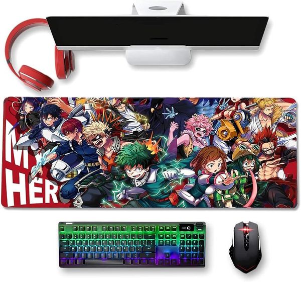 mouse pads & wrist rests pad gamer large custom mousepads mat my hero academia soft natural rubber anti-slip lapdesktop
mouse pads & wrist rests pad gamer large custom mousepads mat my hero academia soft natural rubber anti-slip lapdesktop