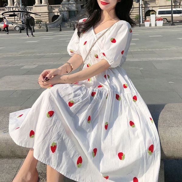 korean lantern short-sleeve summer dress cotton vintage plus size print for women v neck midi vestidos 9372 210427, Black;gray
korean lantern short-sleeve summer dress cotton vintage plus size print for women v neck midi vestidos 9372 210427, Black;gray