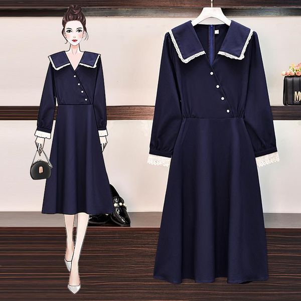 casual dresses 2021 4xl plus size women's clothing vintage dress loose female fashion robes femme estidos de fiesta, Black;gray
casual dresses 2021 4xl plus size women's clothing vintage dress loose female fashion robes femme estidos de fiesta, Black;gray