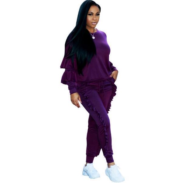 cmyaya 8 colors s women tracksuits 3xl autumn winter set fashion solid patchwork suits casual nightclub party tracksuit s3242, Gray
cmyaya 8 colors s women tracksuits 3xl autumn winter set fashion solid patchwork suits casual nightclub party tracksuit s3242, Gray