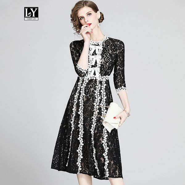 dresses elegant lace black vintage party dress women spring bow decorate diamonds slim high waist mid-calf dresses, Black;gray
dresses elegant lace black vintage party dress women spring bow decorate diamonds slim high waist mid-calf dresses, Black;gray