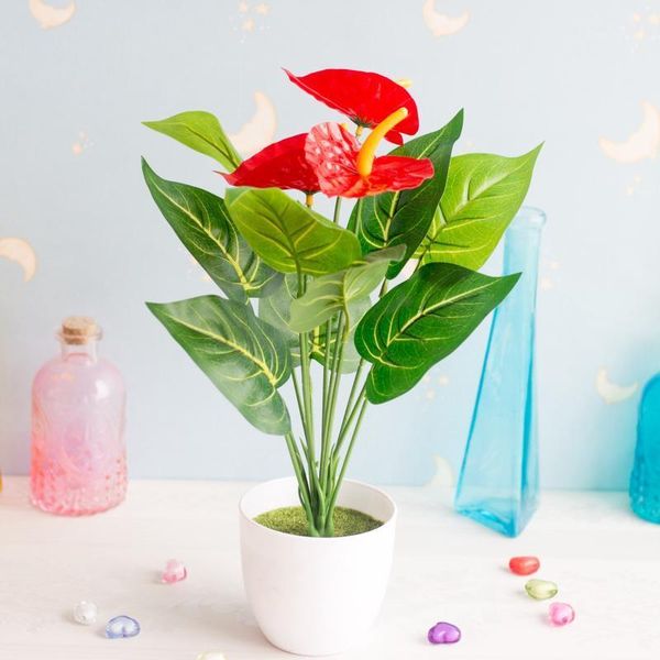 12heads artificial anthurium potted bonsai home garden balcony deskdecoration christmas halloween party supply fake plants1
12heads artificial anthurium potted bonsai home garden balcony deskdecoration christmas halloween party supply fake plants1